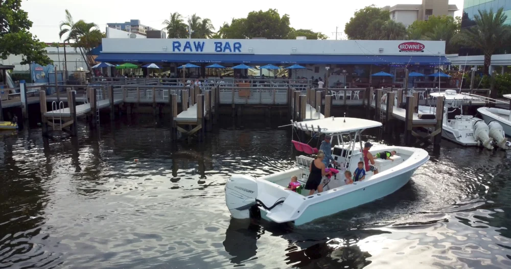 Southport Raw Bar on the Fort Lauderdale waterway — a Fort Lauderdale institution since 1974