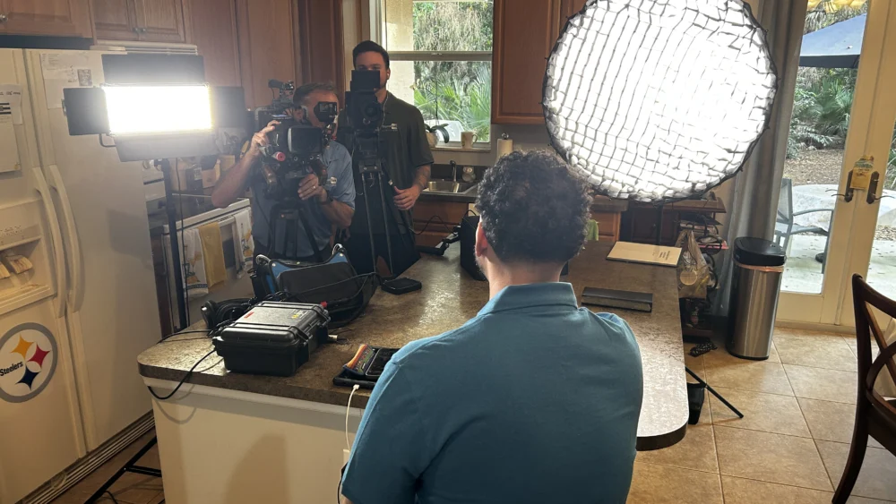 BTS of testimonial campaign for Tampa General Hospital